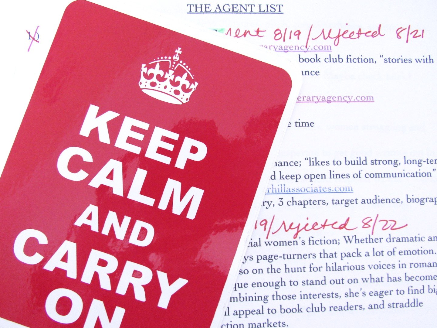 Keep Calm and Carry On when Querying Agents